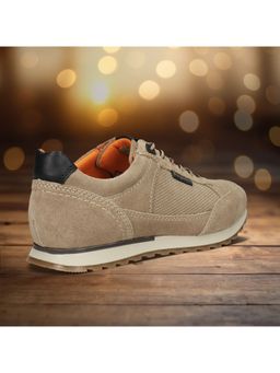 Bugatti - Ivar Beige Men Leather Sneakers