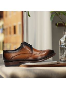 Bugatti - Livorno Flex Evo Brown Men Formal Brogues