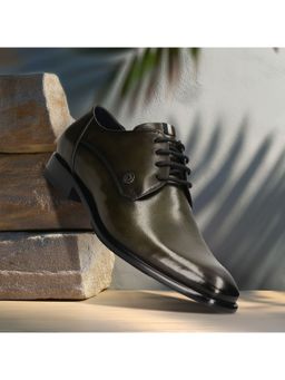 Bugatti - Mansueto Flex Dark Green Men Formal Derbies