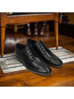 Bugatti - Menello Black Men Formal Derbies