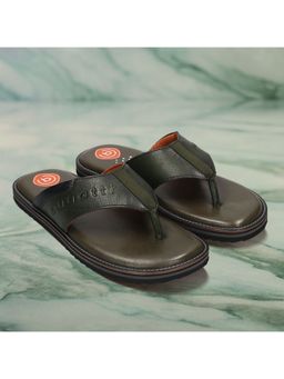 Bugatti - Cobie Dark Green Men Thong Sandals
