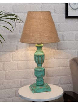 Homesake - Algae Trophy Table Lamp Jute Cone Shade