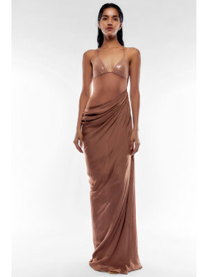 Buy Deme Nude Pink Dress Online