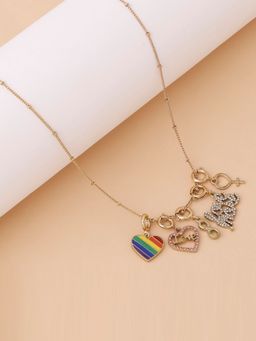 Lilly & Sparkle - Gold-Plated Pendant Necklace