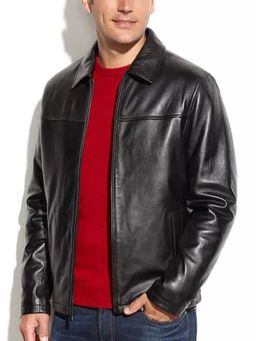 MaheTri - The Wolfman Leather Bomber Jacket