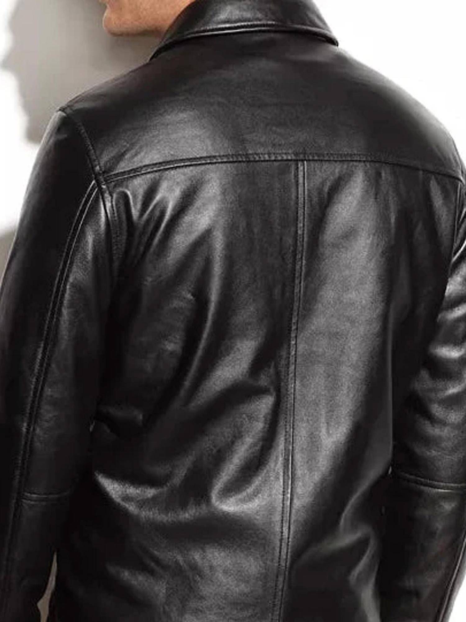 Buy MaheTri The Wolfman Leather Bomber Jacket (M) Online