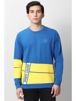 Peter England - Men Blue Sweatshirt