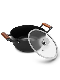 Wonderchef - Ferro Light-Weight Cast-Iron Casserole & Glass Lid