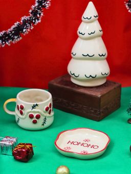 WEAVING HOMES - Snowflake Delight Combo For Christmas Tableware & Decorative Item