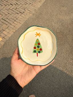 WEAVING HOMES - The Xmas Dessert Plate For Christmas Dinnerware Item