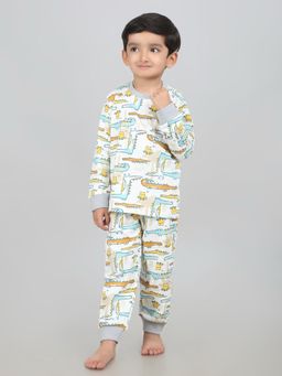 SHEER LOVE - full sleeve Printed T-Shirt with pyjama