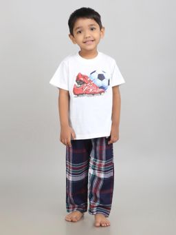 SHEER LOVE - half sleeve Graphic Print T-Shirt with pyjama