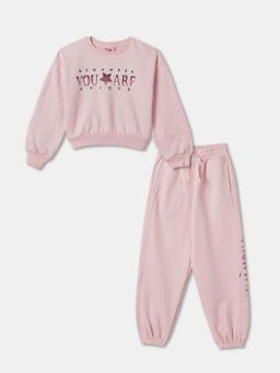 R&B - Placement Print Relaxed Girls Co-Ord Set
