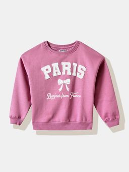 R&B - Typography Regular Girls Sweatshirt