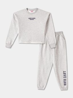 R&B - Typography Relaxed Girls Co-Ord Set
