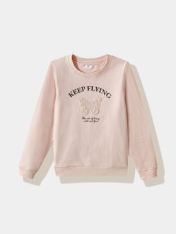 R&B - Embellished Regular Girls Sweatshirt