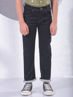 CRIMSOUNE CLUB - Boys Black Jeans