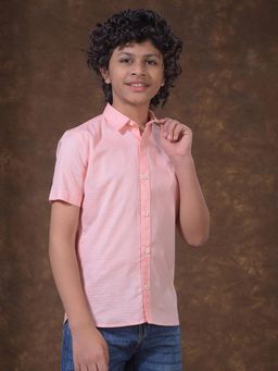 CRIMSOUNE CLUB - Boys Peach Shirt