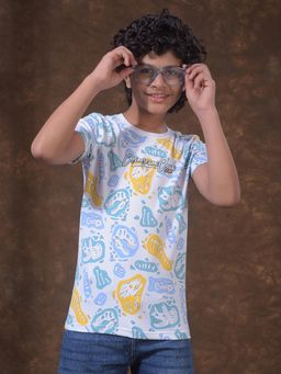 CRIMSOUNE CLUB - Boys Multi-Colour Printed T-Shirt