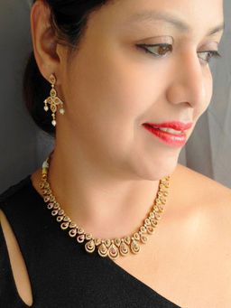 GRIIHAM - Premium Sayara Collection Cz Necklace Set