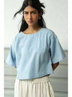 CANOOPI - Chic Denim Essence Crop Top