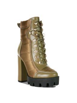 London Rag - Quilted Khaki Boots