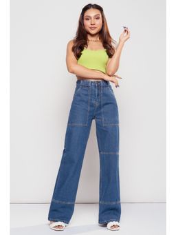 FREAKINS - Seam Pocket Straight Jeans