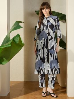 Indo Era - Women Multi-Color Floral Printed Co-Ord Set