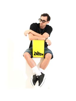 ZAYDN - Zeus Midnight Black Mens Casual Sneakers