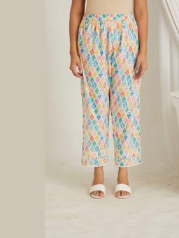 Meeta's - Abhigya Multicoloured Muslin Pants