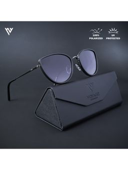 Voyage - Exclusive Purple Polarized Cateye Sunglasses for Women - 1041PMG4653