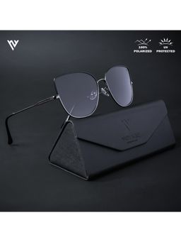 Voyage - Polarized Black Cateye Sunglasses for Women - 1102PMG4586