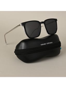 Voyage - Transparent Wayfarer Clip-On Polarized Sunglasses for Men & Women - 2181PMG4658