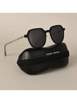 Voyage - Transparent Wayfarer Clip-On Polarized Sunglasses for Men & Women - 2182PMG4660