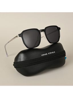 Voyage - Transparent Wayfarer Clip-On Polarized Sunglasses for Men & Women - 2184PMG4664