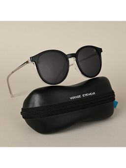 Voyage - Transparent Wayfarer Clip-On Polarized Sunglasses for Men & Women - 2186PMG4668