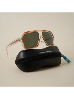 Voyage - Green Wrap Around Sunglasses for Men & Women - 58974MG4747