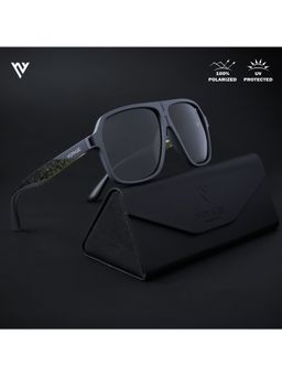 Voyage - Polarized Green Wayfarer Sunglasses for Men & Women - TR3386PMG4575