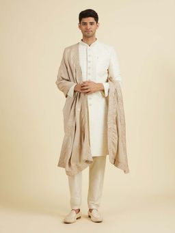 Manyavar - Regal Beige Celebration Stole