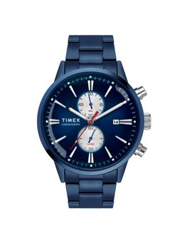Timex - Men Blue Round Dial Analog Watch - TWEG19934