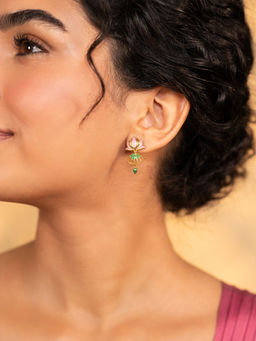 Shaya by CaratLane - Nalini Earrings In Gold Plated 925 Silver
