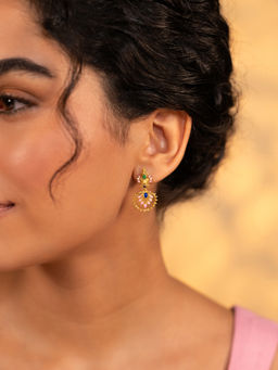 Shaya by CaratLane - Aalekhya Earrings In Gold Plated 925 Silver