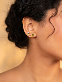 Shaya by CaratLane - Nalini Climber Ear Cuff In Gold Plated 925 Silver