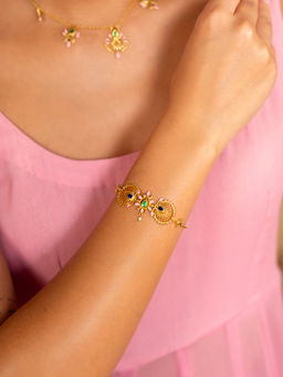 Shaya by CaratLane - Kalika Arama Bracelet In Gold Plated 925 Silver