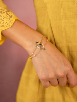 Shaya by CaratLane - Mukut Dyuti Bracelet In Gold Plated 925 Silver