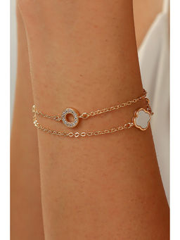 MINJI AND CO. - White Brass Gold Plated Bracelet