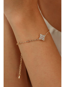 MINJI AND CO. - White Brass Gold Plated Bracelet