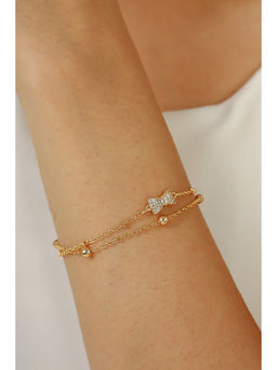 MINJI AND CO. - White Brass Gold Plated Bracelet