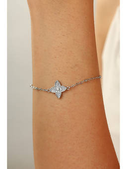 MINJI AND CO. - White Brass Silver Plated Bracelet