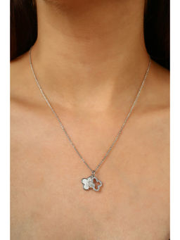 MINJI AND CO. - White Brass Silver Plated Pendant